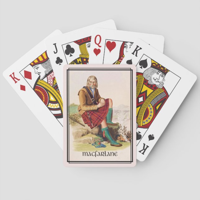 Baraja De Cartas Cubierta de bicicletas Clan MacFarlane Classic Sco (Reverso)