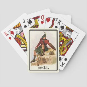 Baraja De Cartas Cubierta de bicicletas Clan MacKay Classic Scotlan