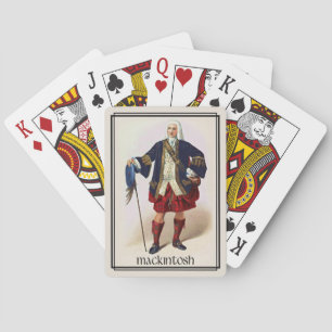 Baraja De Cartas Cubierta de bicicletas Clan MacKintosh Classic Sco