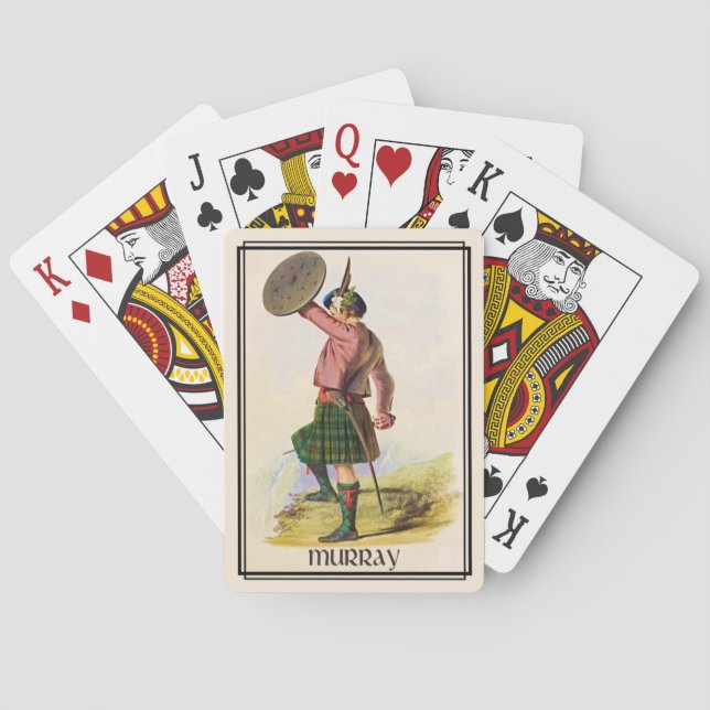 Baraja De Cartas Cubierta de bicicletas Clan Murray Classic Scotlan (Reverso)