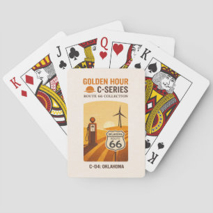 Baraja De Cartas Cubierta de bomba vintage del centenario de Tulsa