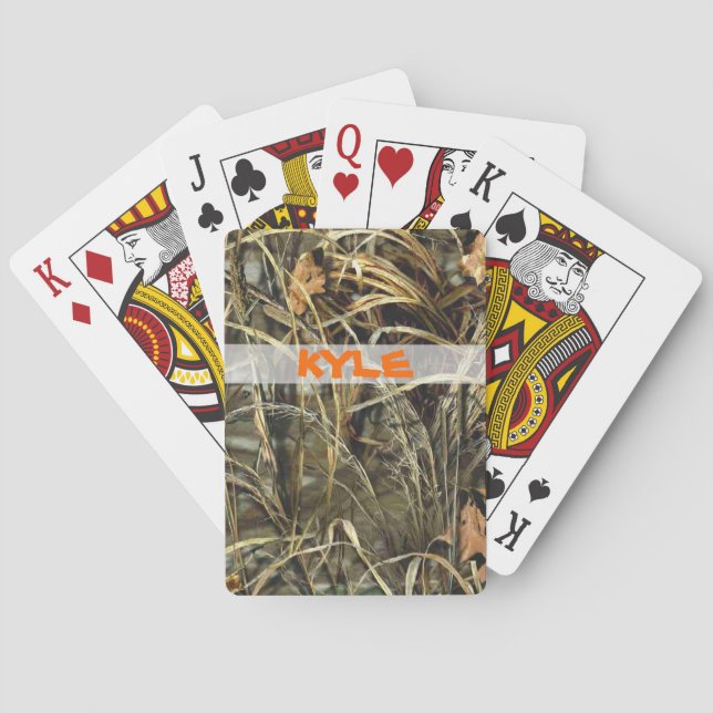 Baraja De Cartas Cubierta de búsqueda adaptable de Camo de tarjetas (Reverso)