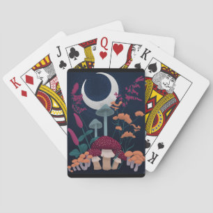 Baraja De Cartas cubierta de hongos