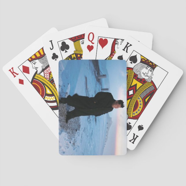 Baraja De Cartas Cubierta de la Jung-O.N.U de Kim de tarjetas (Reverso)