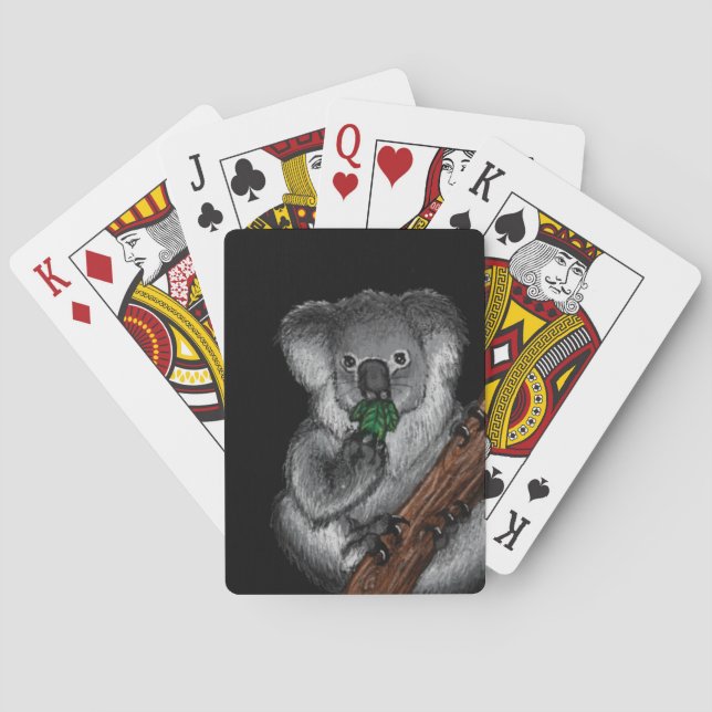 Baraja De Cartas Cubierta de la koala de tarjetas (Reverso)
