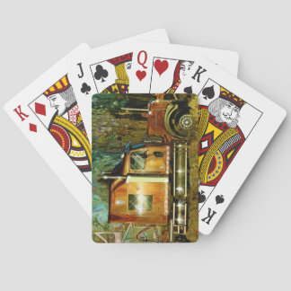 Baraja De Cartas Cubierta de la tarjeta del conductor del camión de