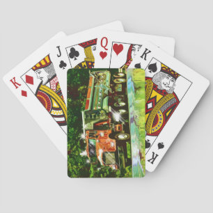 Baraja De Cartas Cubierta de la tarjeta del conductor del camión de