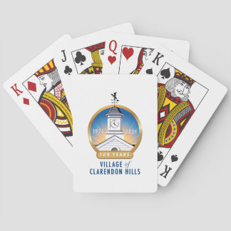 Baraja De Cartas Cubierta de tarjetas de 100 años