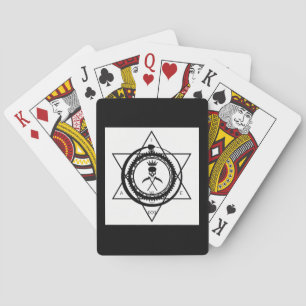 Baraja De Cartas Cubierta de tarjetas de reproducción clásicas del 