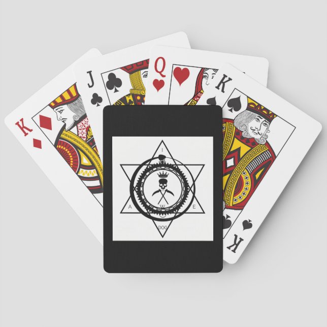 Baraja De Cartas Cubierta de tarjetas de reproducción clásicas del  (Reverso)