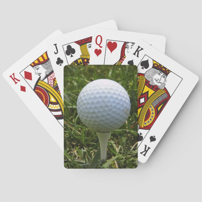 Baraja De Cartas Cubierta del golf de tarjetas (Reverso)