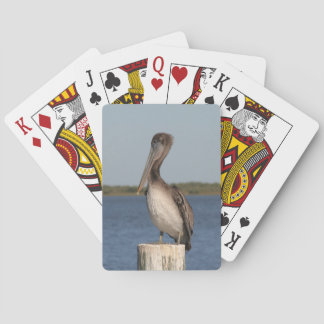 Baraja De Cartas Cubierta fotográfica pelicana de tarjetas
