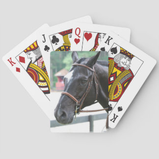 Baraja De Cartas Cubierta negra de las tarjetas