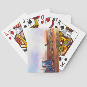 Baraja De Cartas Cubierta para tarjetas de camionero-conductor