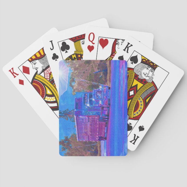 Baraja De Cartas Cubierta para tarjetas de camionero-conductor (Reverso)