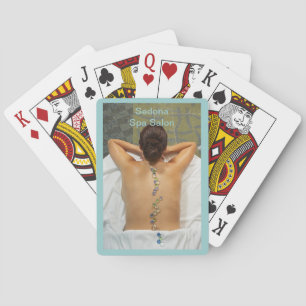 Baraja De Cartas Cubierta personalizado de tarjetas