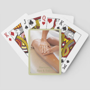 Baraja De Cartas Cubierta personalizado de tarjetas