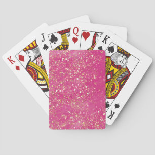 BARAJA DE CARTAS CUBIERTA ROSA DE TARJETAS