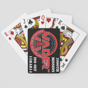 Baraja De Cartas Cubiertas de la misión de VADER 2000o