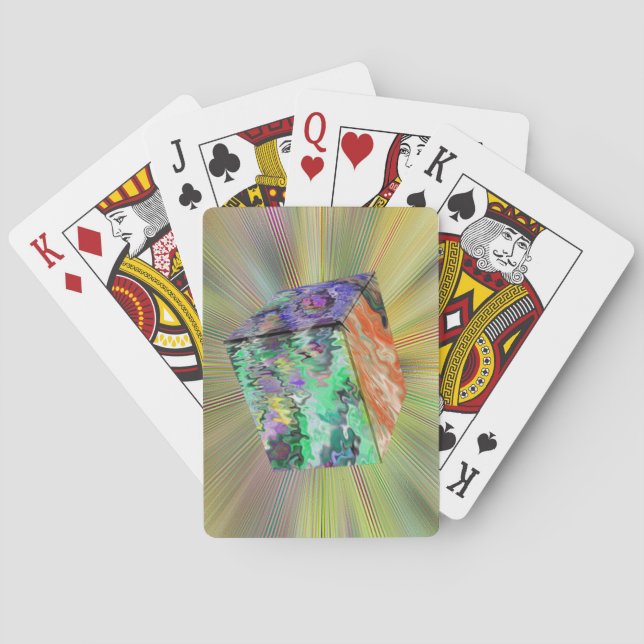 Baraja De Cartas Cubo de azúcar (Reverso)