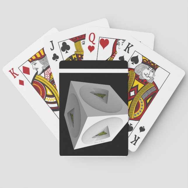 Baraja De Cartas Cubo Geo (Reverso)