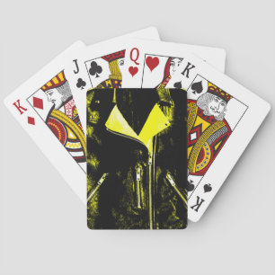 Baraja De Cartas Cuchilla de cuero Juguetes amarillos