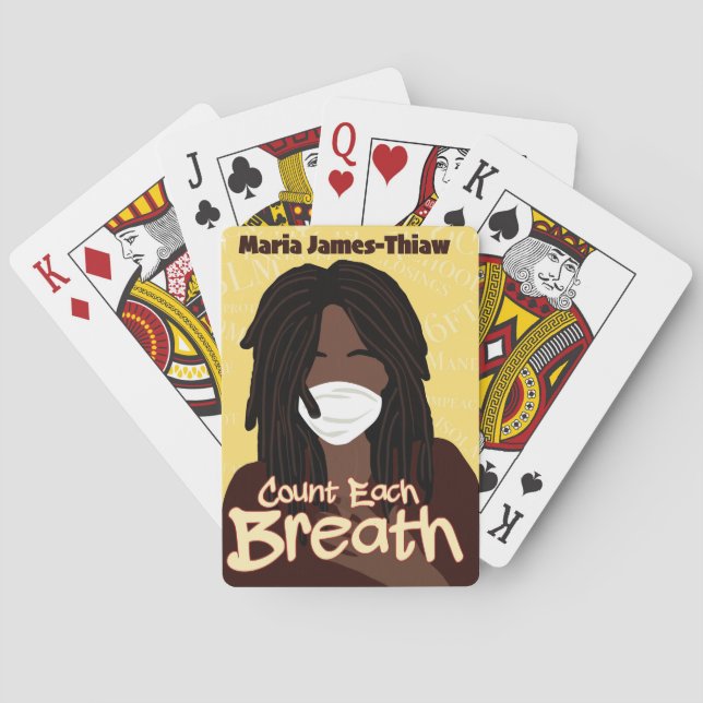 Baraja De Cartas Cuenta cada respiración  (Reverso)