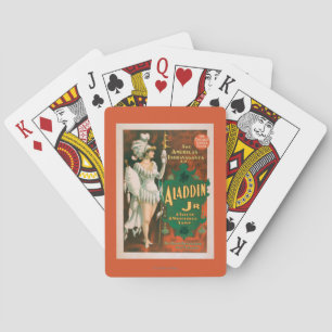 Baraja De Cartas Cuento del Jr. de Aladdin de un teatro maravilloso
