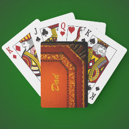 Baraja De Cartas Cuero con herramientas