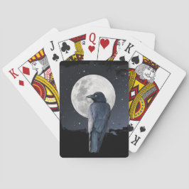 Baraja De Cartas Cuervo del Bosque Luna Fría