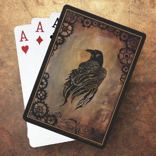 Baraja De Cartas Cuervo del mecanismo