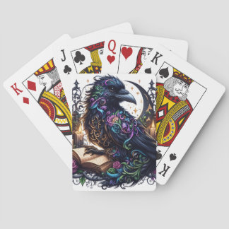 Baraja De Cartas Cuervo Mágico Bibliotecario
