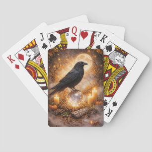 Baraja De Cartas Cuervo Místico Mágico Brujeril