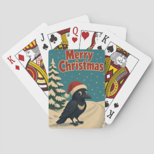 Baraja De Cartas Cuervo Navidad Animal Lane Congelada