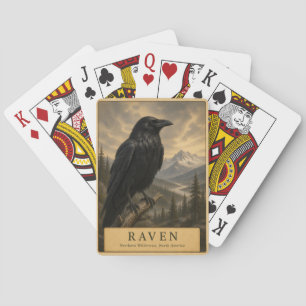 Baraja De Cartas Cuervo Norte Salvaje VINTAGE
