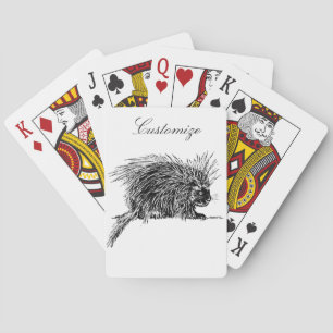 Baraja De Cartas Cuidada y espeluznante Hedgehog Thunder_Cove