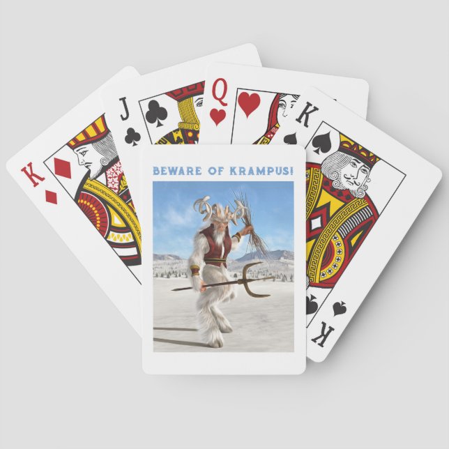 Baraja De Cartas ¡Cuidado con Krampus! (Reverso)