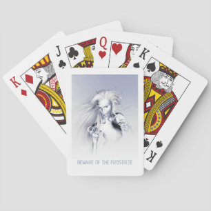 Baraja De Cartas Cuidado con la congelación. Vampiro de hielo