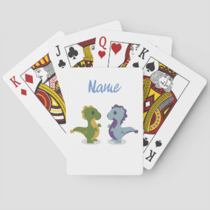 Baraja De Cartas Cuidado par de dinosaurios Thunder_Cove