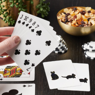 Baraja De Cartas Cuidados gatos negros