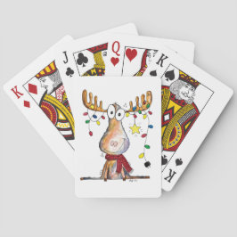Baraja De Cartas Cuidados Navidades caprichosos Moose