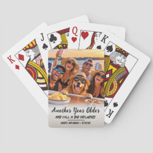 Baraja De Cartas Cumpleaños Divertido Foto Personalizada