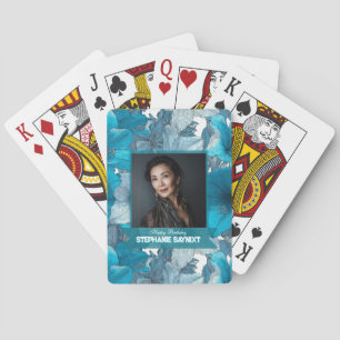 Baraja De Cartas Cumpleaños personalizado para adultos en el jardín