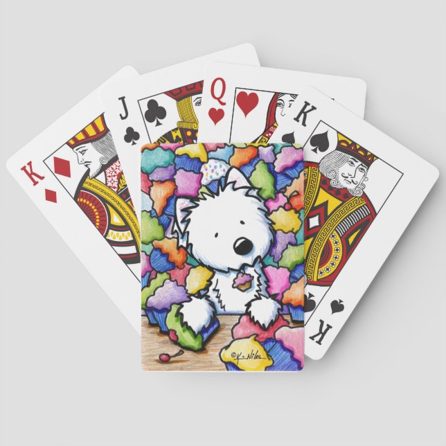 Baraja De Cartas Cupcake Westin Jugando Tarjetas (Reverso)