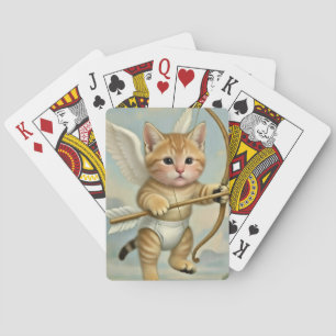 Baraja De Cartas Cúprido gatito lindo divertido