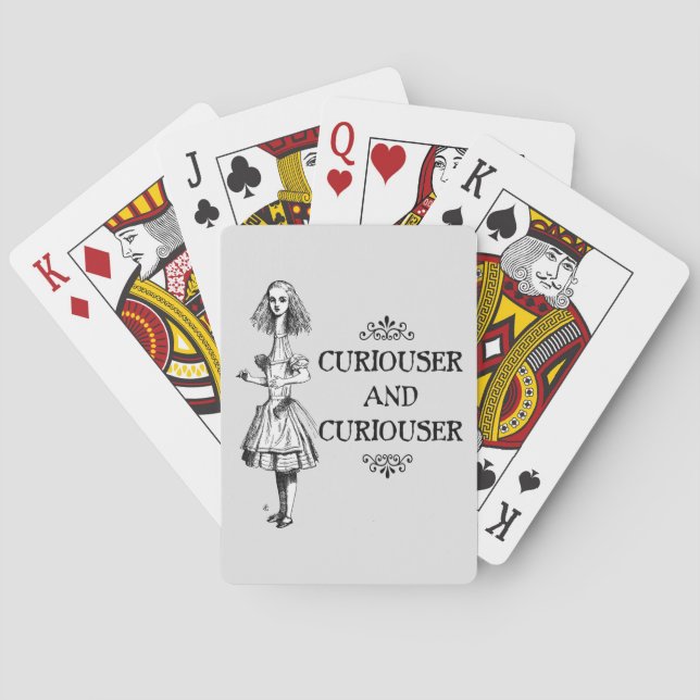 Baraja De Cartas Curiouser y Curiouser (Reverso)