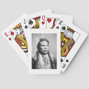 Baraja De Cartas Curley, de la tribu Crow, uno de los exploradores 