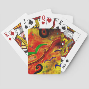 Baraja De Cartas Curvas de loro
