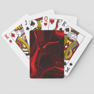 Baraja De Cartas Curvas o undulaciones fondos rojos y oscuros