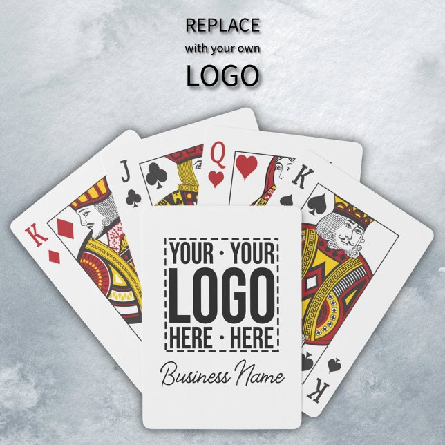 Baraja De Cartas Custom Business Logo Corporate Company Modern Cool (Subido por el creador)